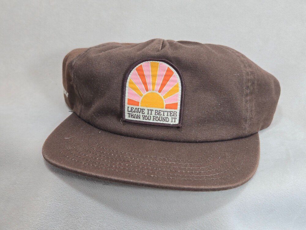 Parks Project Leave It Better Than You Found It Brown Patch Strapback Cap Hat